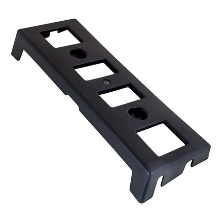 2020-2023 Hyundai Sonata License Plate Bracket Front Without Mounting Hardware Exclude Se/Models With Chrome Moulding – Angle View (HY1068121)
