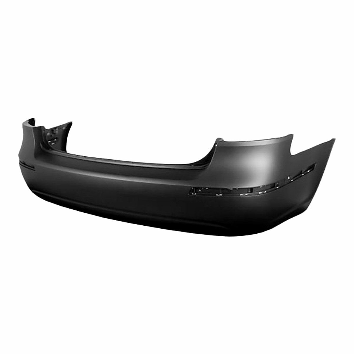 2009-2010 Hyundai Sonata Bumper Rear 2.4L Single Exhaust With Moulding Primed_HY1100166