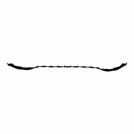 2022-2024 Hyundai Tucson Bumper Molding Rear Center Black Diamond Pattern Type Without Sensor Usa Built_HY1144116-3