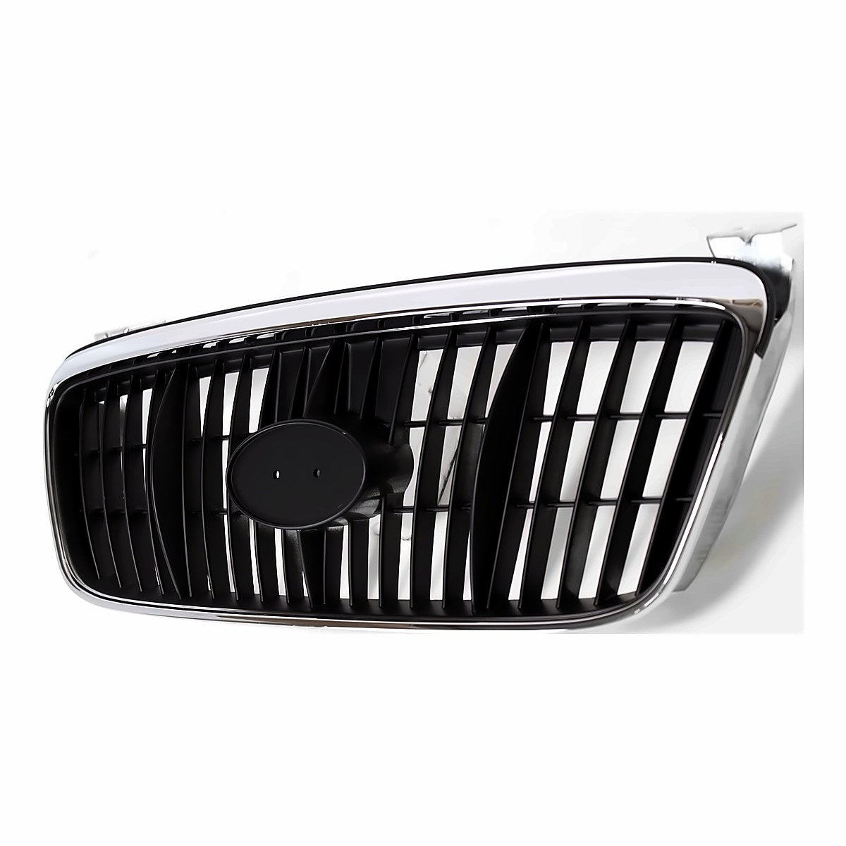 2001-2003 Hyundai Elantra Grille Chrome/Black – Side View (HY1200117)