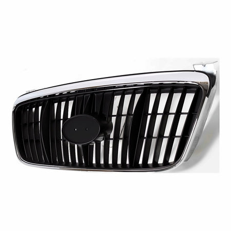 2001-2003 Hyundai Elantra Grille Chrome/Black – Side View (HY1200117)
