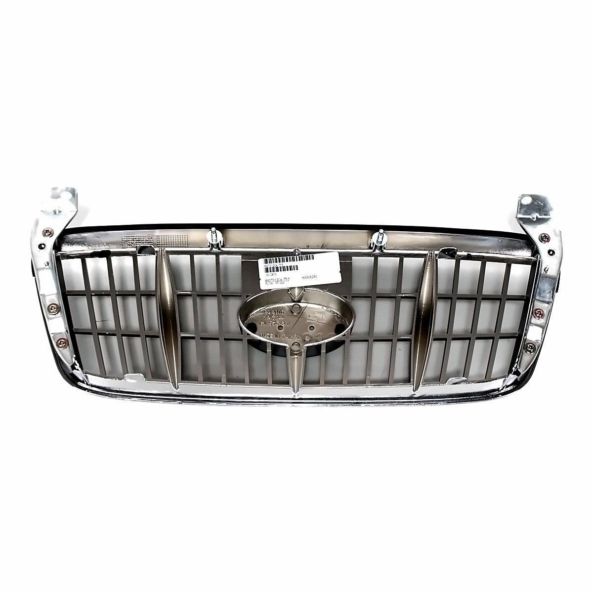 2001-2003 Hyundai Elantra Grille Chrome/Black – Back View (HY1200117)
