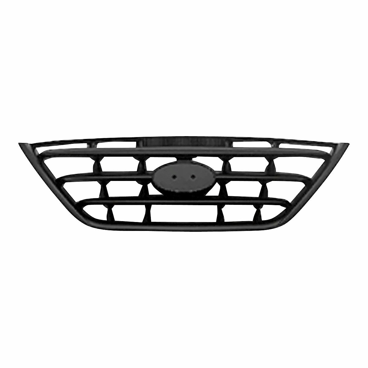 2004-2006 Hyundai Elantra Grille Sdn Black With Fog Light Hole Type – Front View (HY1200139)