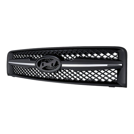 2005-2008 Hyundai Tucson Grille Chrome/Black – Side View (HY1200142)