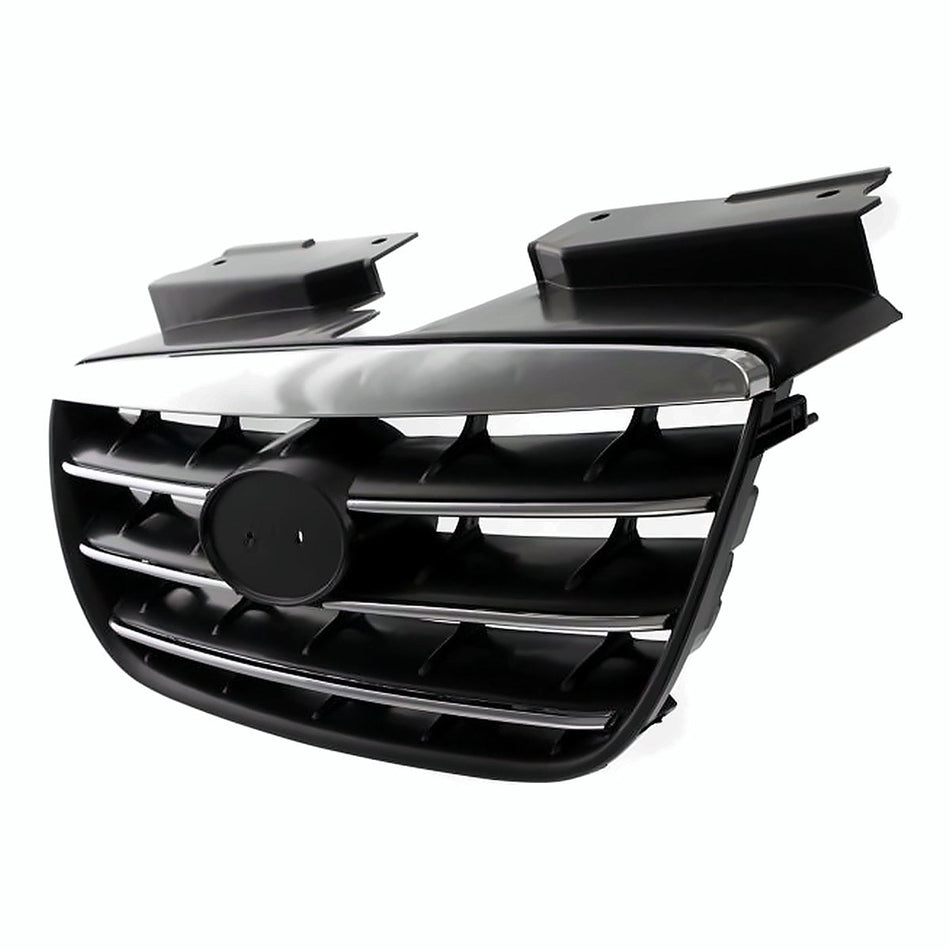 2007-2009 Hyundai Elantra Grille Chrome/Black – Side View (HY1200145)
