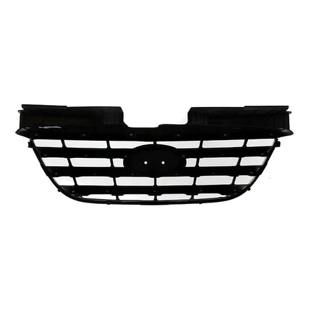 2007-2009 Hyundai Elantra Grille Chrome/Black – Back View (HY1200145)