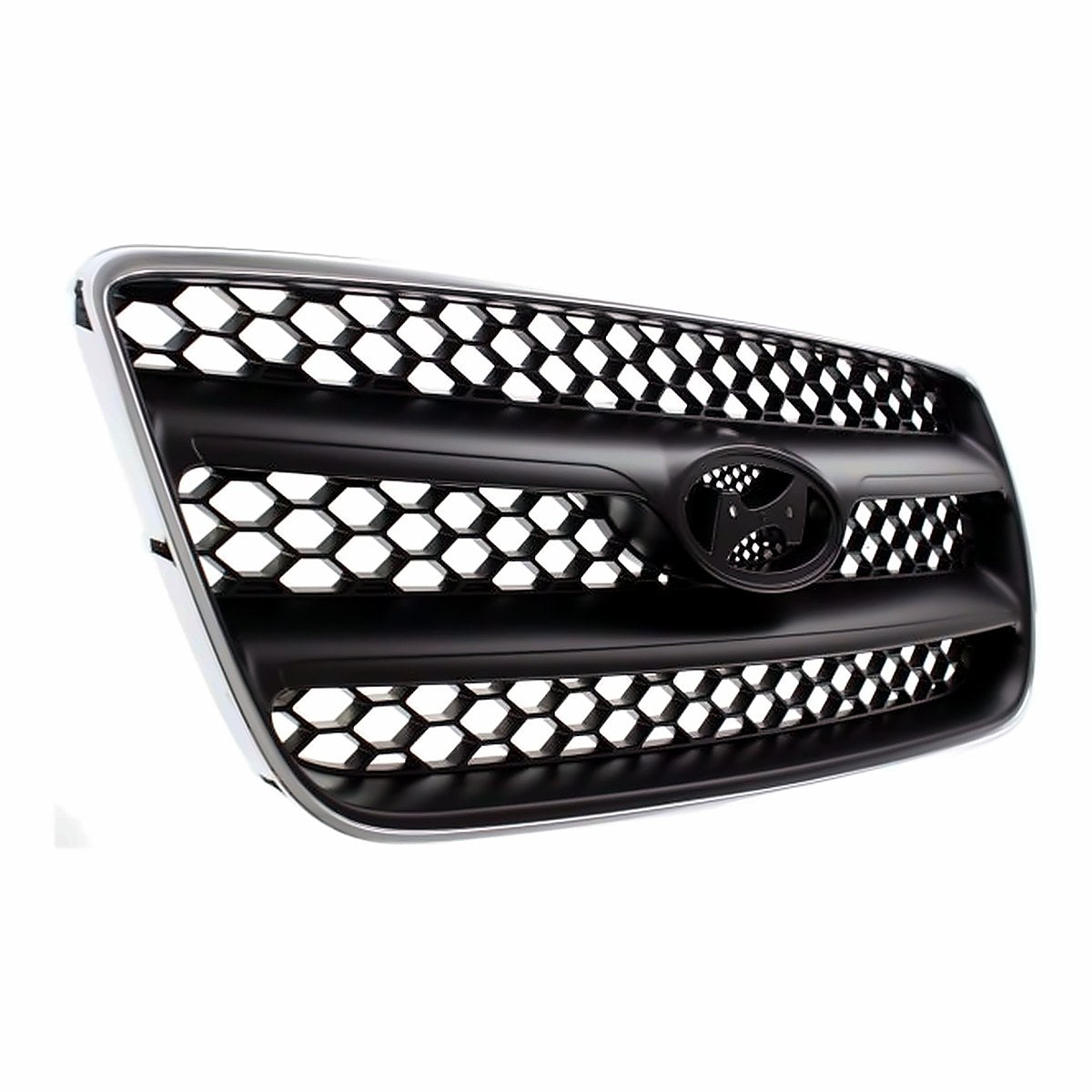 2007-2009 Hyundai Santa_Fe Grille Chrome/Black Gls-Gl-Se Model – Side View (HY1200146)