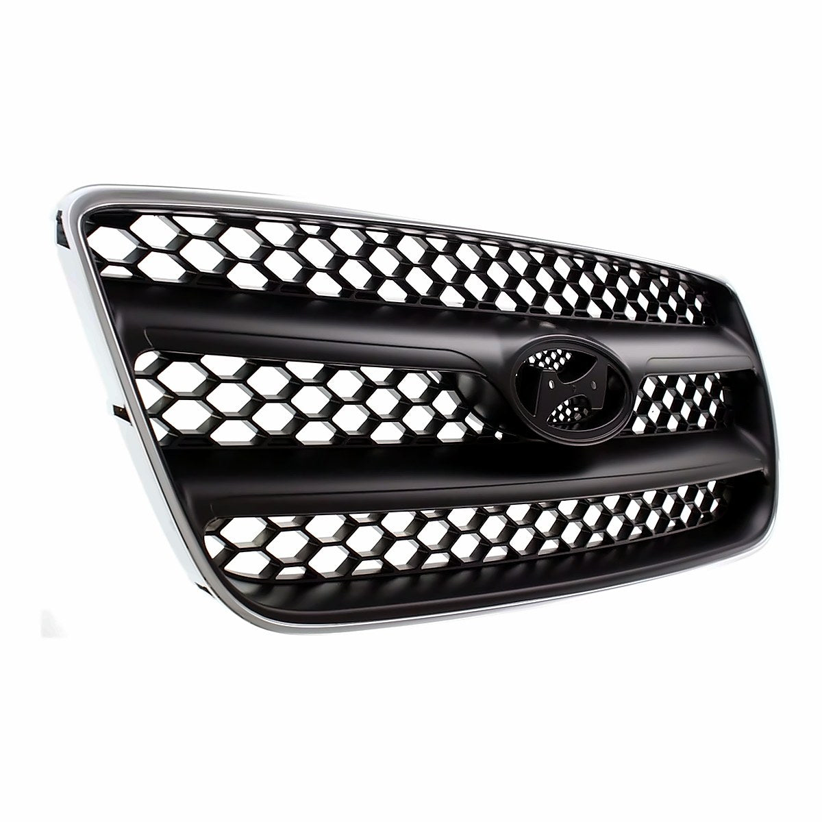 2007-2009 Hyundai Santa_Fe Grille Chrome/Black Ltd – Side View (HY1200147)