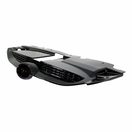2010-2015 Hyundai Tucson Grille Upper Cover Black Ltd – Side View (HY1200157)