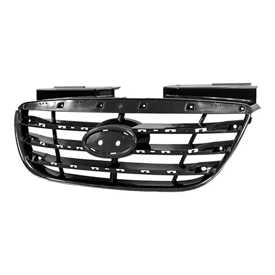 2010 Hyundai Elantra Grille Matte-Black – Front View (HY1200159)