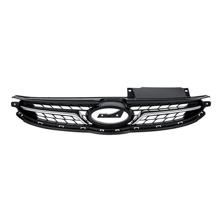 2011-2013 Hyundai Elantra_Sedan Grille Chrome/Black – Front View (HY1200160)
