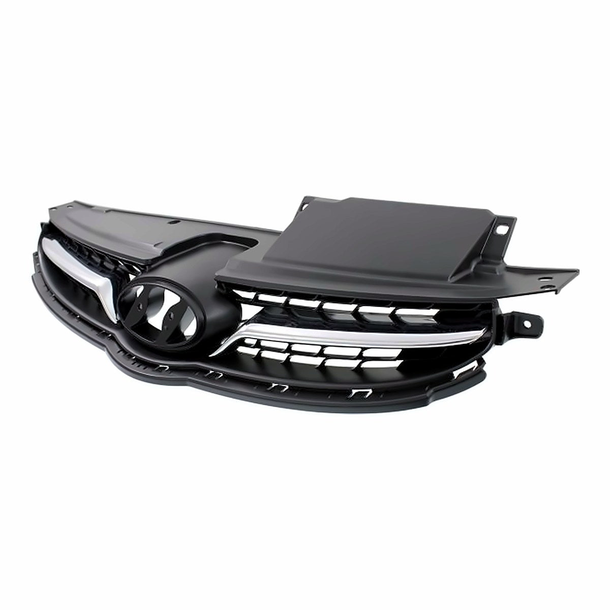 2011-2013 Hyundai Elantra_Sedan Grille Chrome/Black – Side View (HY1200160)