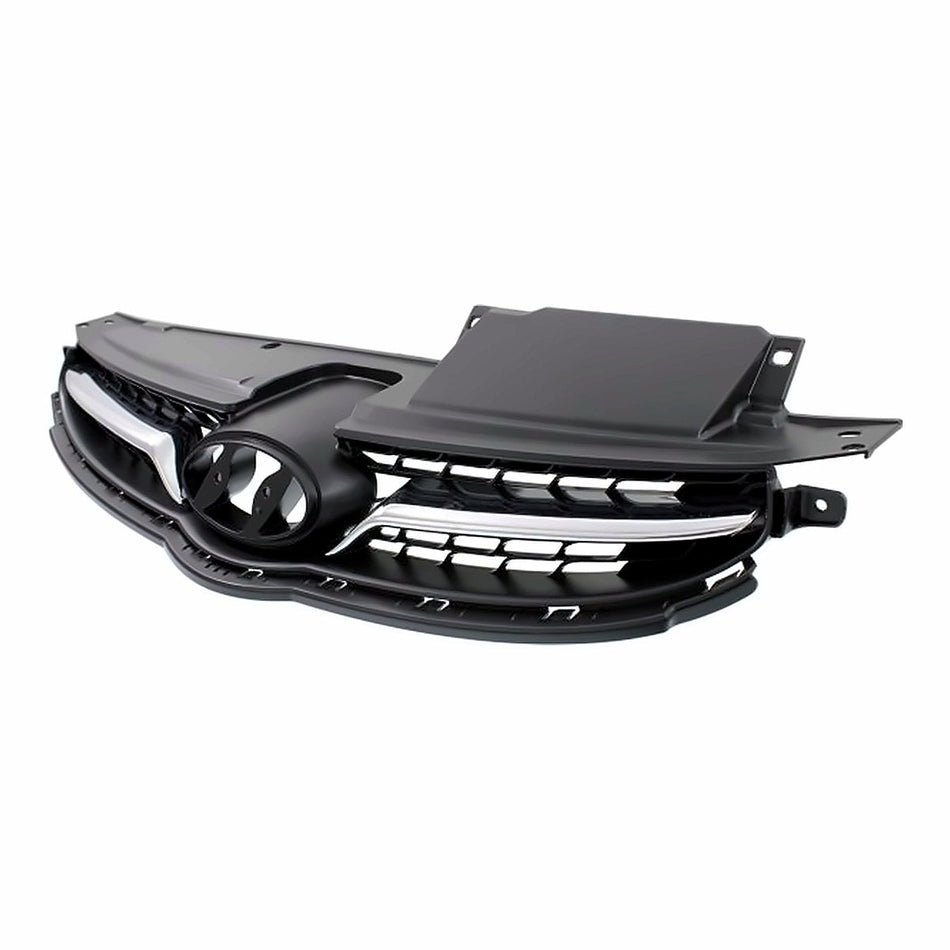 2011-2013 Hyundai Elantra_Sedan Grille Chrome/Black – Side View (HY1200160)