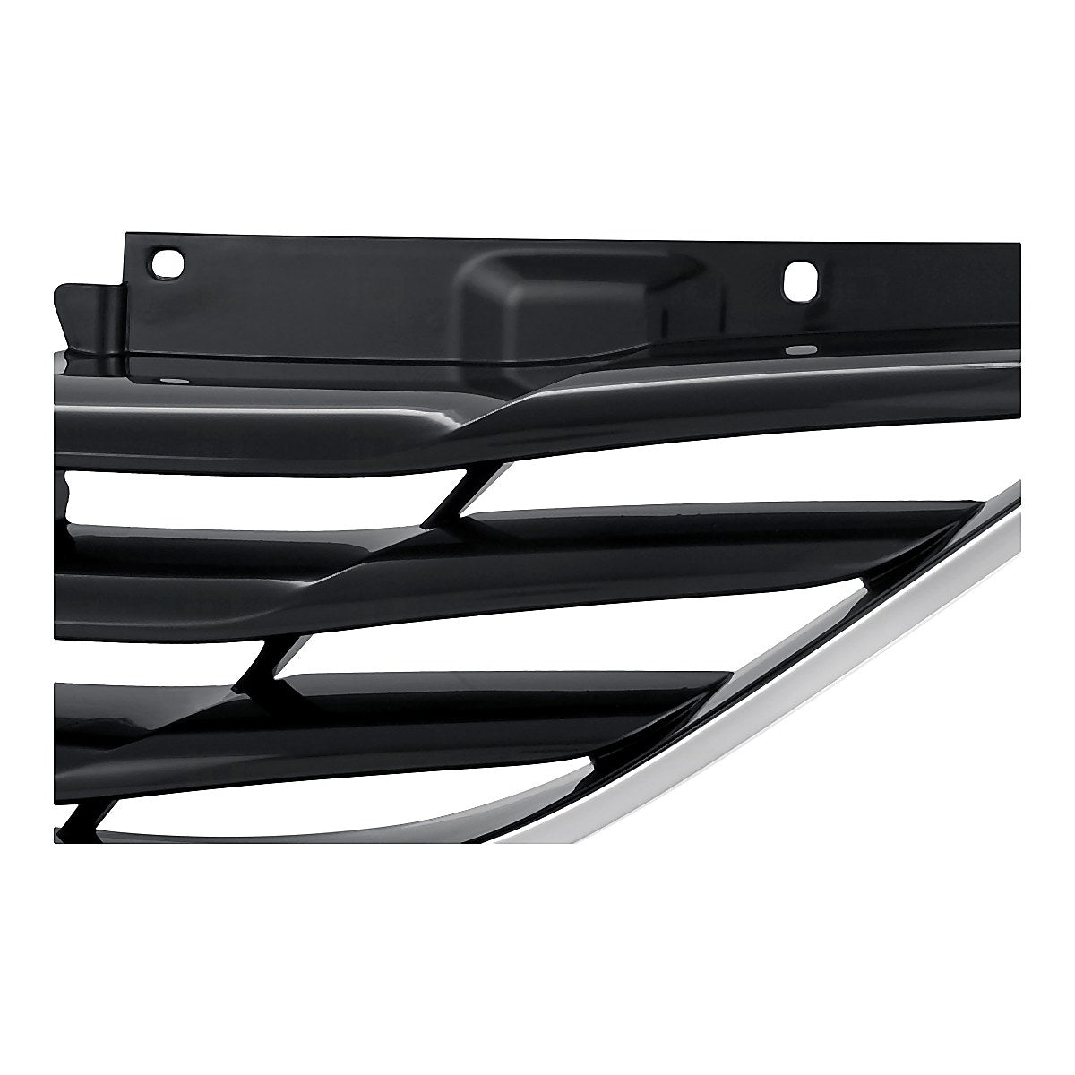 2011-2013 Hyundai Sonata Grille Matte Black With Chrome Mldg Exclude Hyb – HY1200162-5