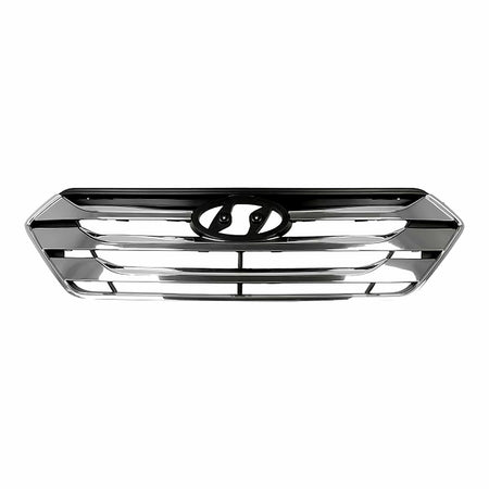 2013-2014 Hyundai Santa_Fe_Sport Grille Chrome/Black Sport – Front View (HY1200163)