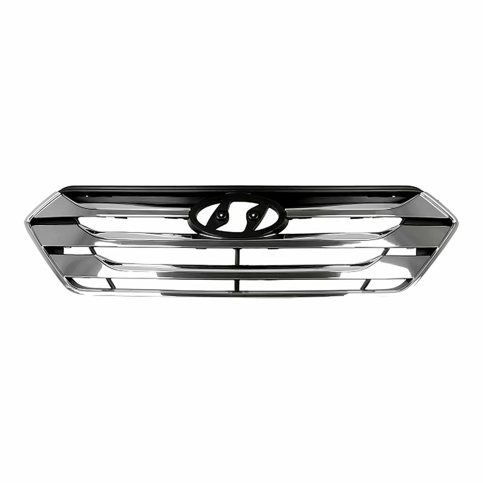 2013-2014 Hyundai Santa_Fe_Sport Grille Chrome/Black Sport – Front View (HY1200163)