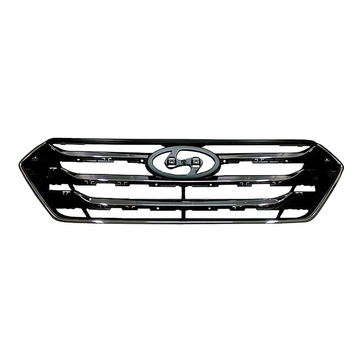 2013-2016 Hyundai Santa_Fe_Sport Grille Chrome/Black Sport Model (Not Include Any Loose Mouldings) – Front View (HY1200164)