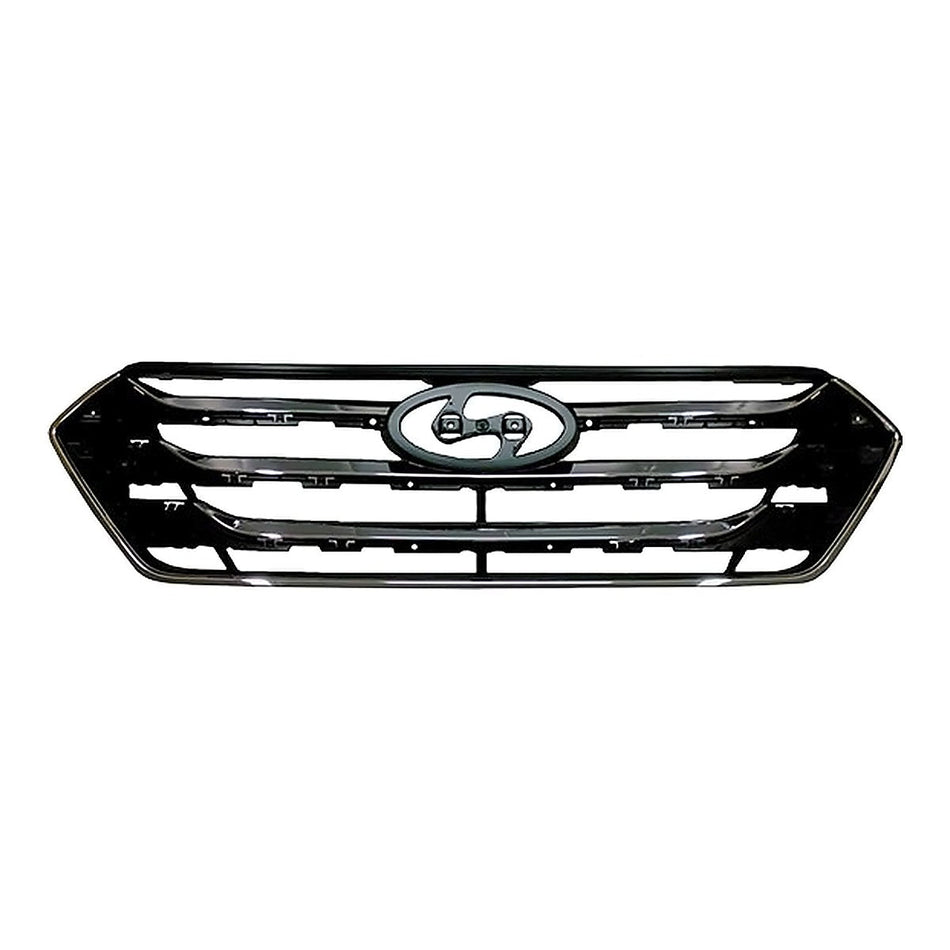 2013-2016 Hyundai Santa_Fe_Sport Grille Chrome/Black Sport Model (Not Include Any Loose Mouldings) – Front View (HY1200164)