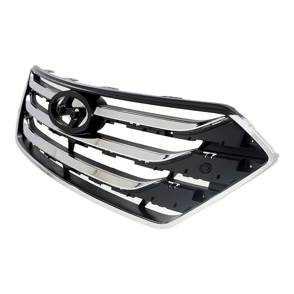 2013-2016 Hyundai Santa_Fe_Sport Grille Chrome/Black Sport Model (Not Include Any Loose Mouldings) – Side View (HY1200164)