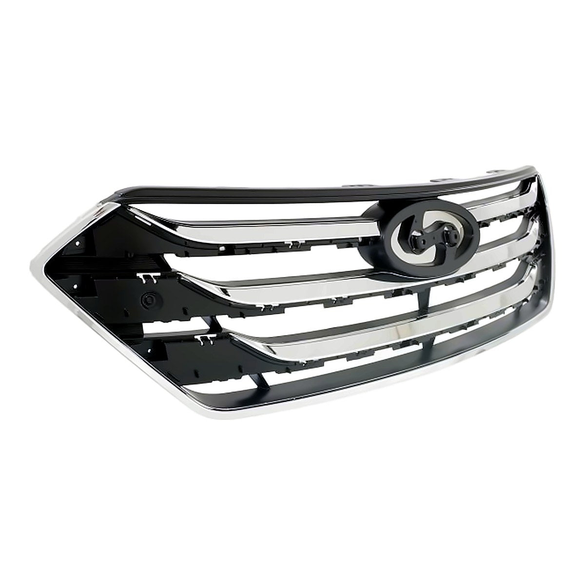 2013-2016 Hyundai Santa_Fe_Sport Grille Chrome/Black Sport Model (Not Include Any Loose Mouldings) – Side View (HY1200164)