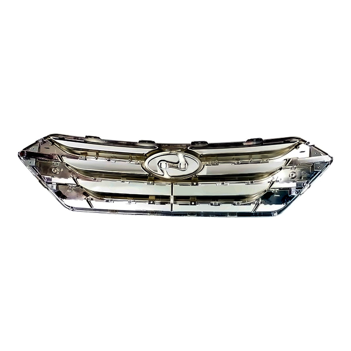 2013-2016 Hyundai Santa_Fe_Sport Grille Chrome/Black Sport Model (Not Include Any Loose Mouldings) – Back View (HY1200164)