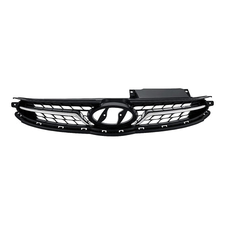 2011-2013 Hyundai Elantra_Sedan Grille Korea Built Matte-Dark Gray With Chrome Mldg Ltd Model – HY1200165