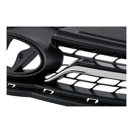 2011-2013 Hyundai Elantra_Sedan Grille Korea Built Matte-Dark Gray With Chrome Mldg Ltd Model – HY1200165-4