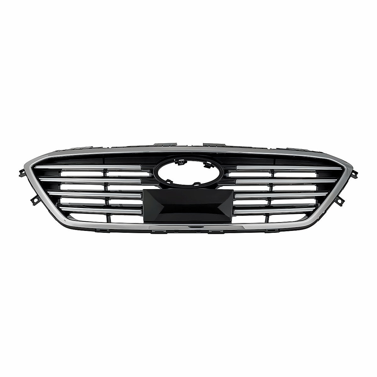 2015-2017 Hyundai Sonata Grille Chrome With Auto Cruise Without Sport Pkg – Front View (HY1200175)