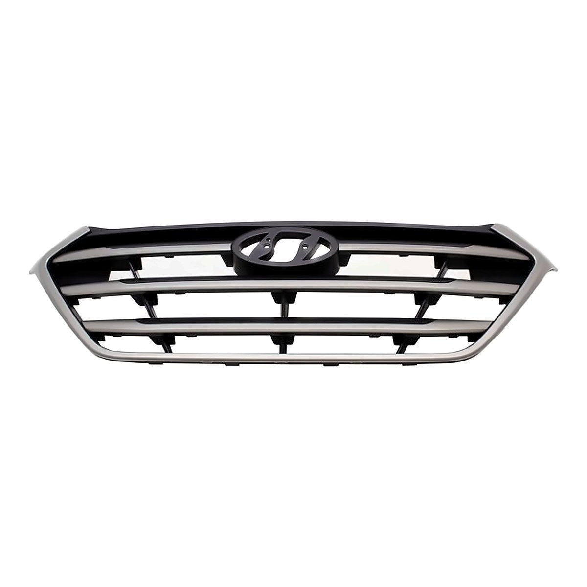 2016 Hyundai Tucson Grille Black/Silver – Front View (HY1200189)