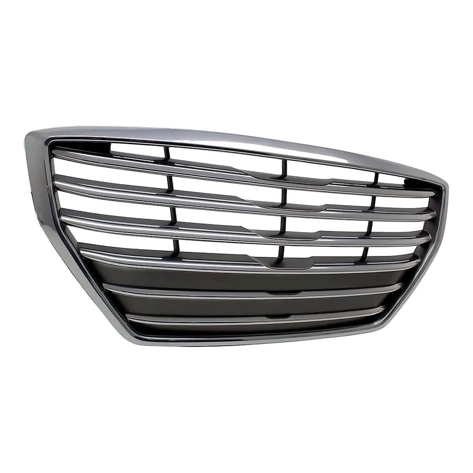 2017 Hyundai G80 Grille Chrome - side angle, Part HY1200191