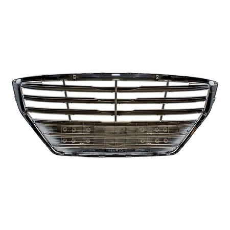 2015-2016 Hyundai Genesis_Sedan Grille Chrome Silver/Satin Without Adaptive Cruise – Back View (HY1200191)