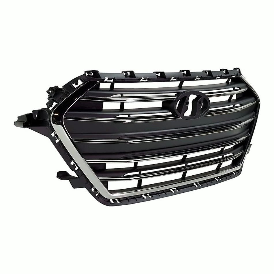 2017-2018 Hyundai Elantra_Sedan Grille Smoked Gray With Chrome Without Auto Cruise Usa Built – Side View (HY1200200)