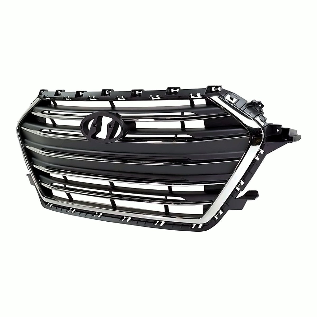 2017-2018 Hyundai Elantra_Sedan Grille Smoked Gray With Chrome Without Auto Cruise Usa Built – Side View (HY1200200)