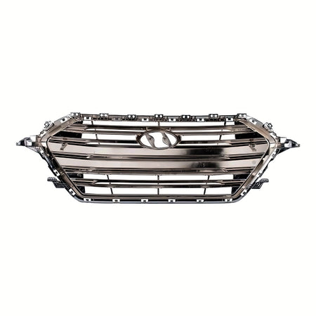 2017-2018 Hyundai Elantra_Sedan Grille Black With Silver Bars/Silver Frontame Usa Built – Back View (HY1200204)