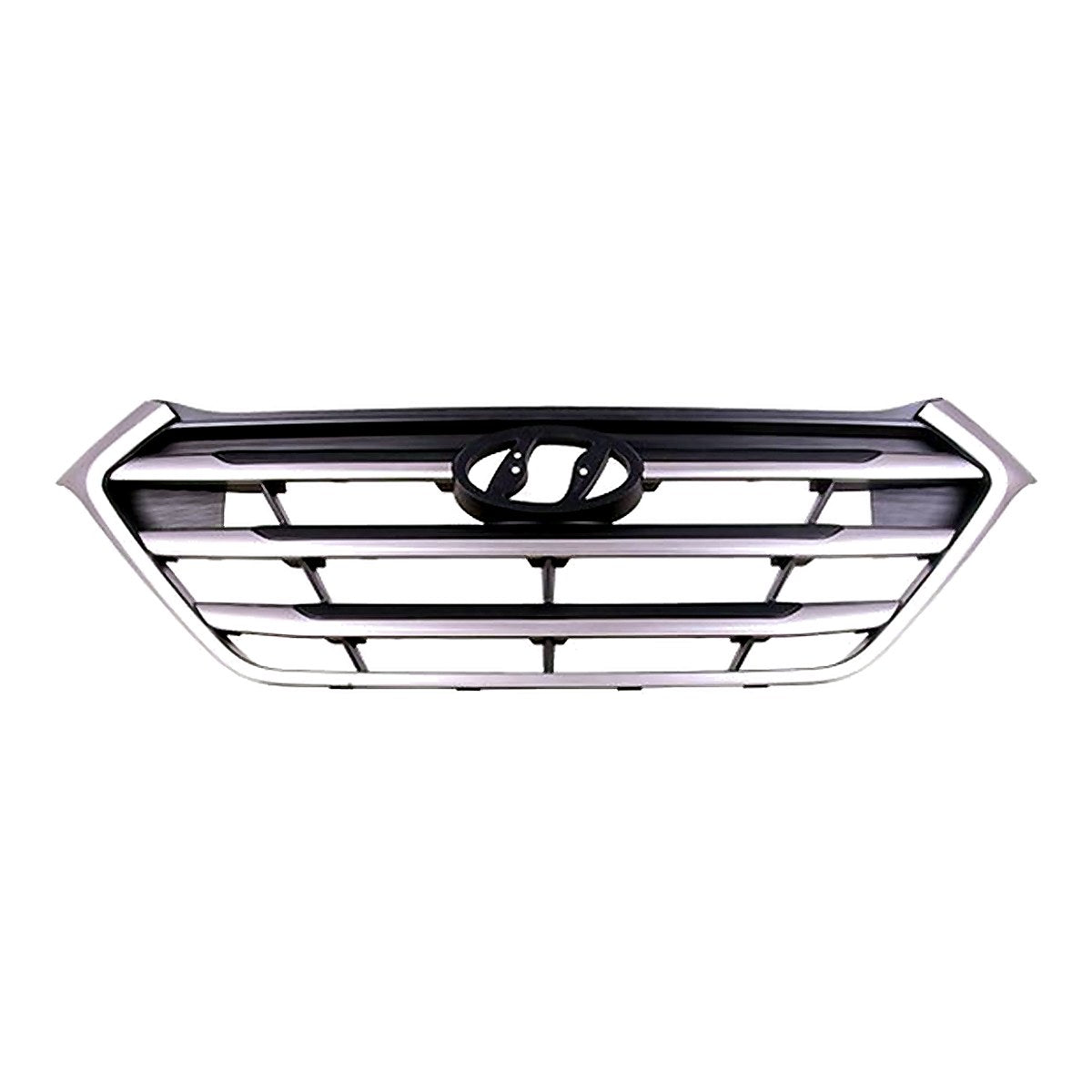 2017-2018 Hyundai Tucson Grille With 3Silver Bars With Silver Frontame – HY1200208