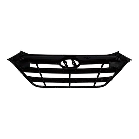 2017-2018 Hyundai Tucson Grille With Silver Bars With Chrome Frontame – Back View (HY1200209)