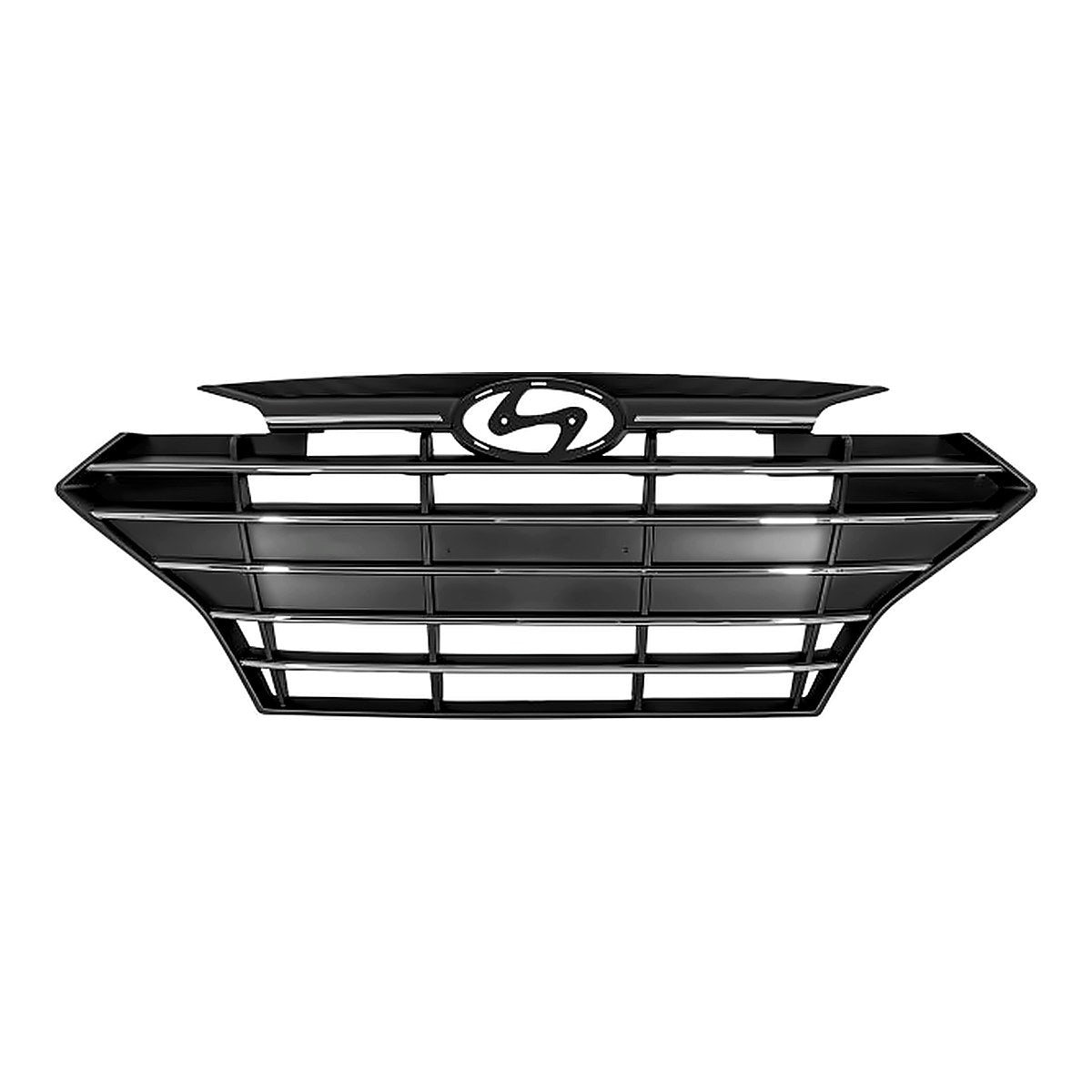 2019-2020 Hyundai Elantra_Sedan Grille Black/Chrome Without Adaptive Cruise For Usa Built Model – Front View (HY1200212)