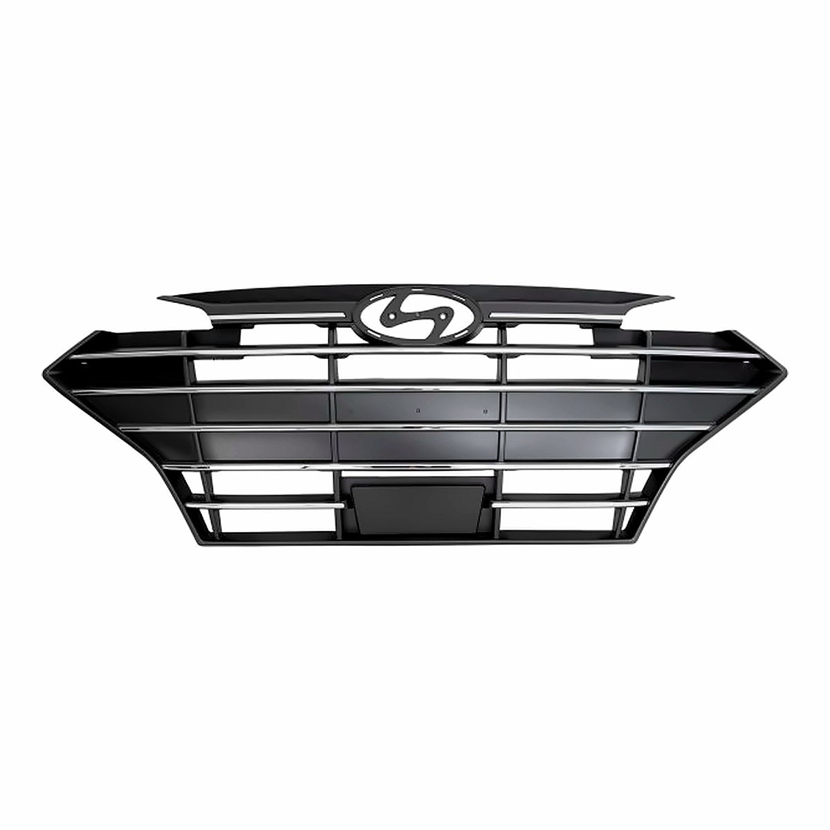 2019-2020 Hyundai Elantra_Sedan Grille Black/Chrome Use With Adaptive Cruise For Usa Built Model – Front View (HY1200213)
