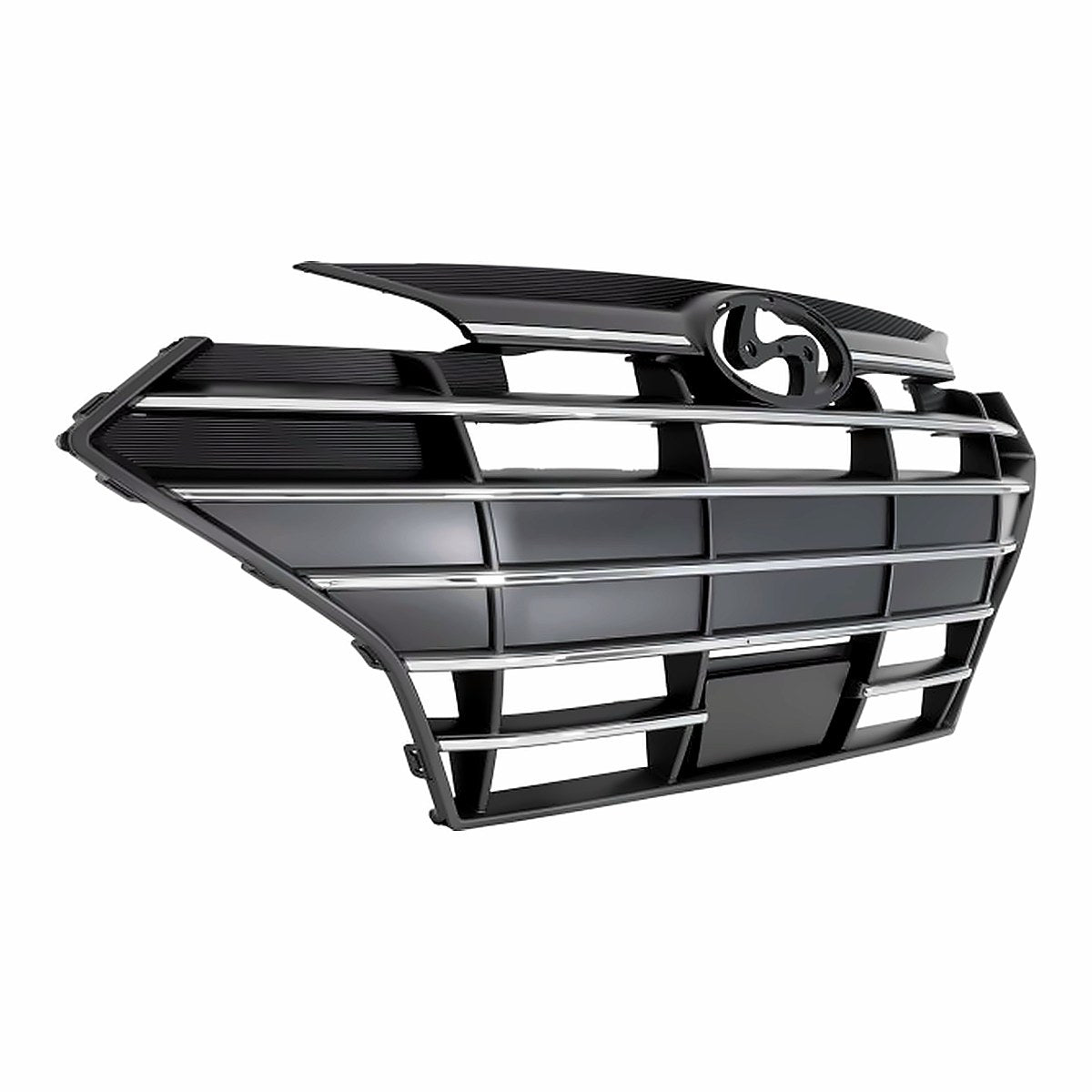 2019-2020 Hyundai Elantra_Sedan Grille Black/Chrome Use With Adaptive Cruise For Usa Built Model – Side View (HY1200213)
