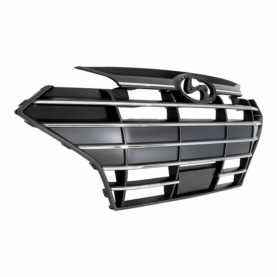 2019-2020 Hyundai Elantra_Sedan Grille Black/Chrome Use With Adaptive Cruise For Usa Built Model – Side View (HY1200213)