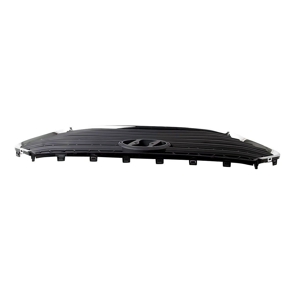 2018-2022 Hyundai Accent_Sedan Grille Chrome Frontame With Black Bars Use Without Auto-Brake – Side View (HY1200214)