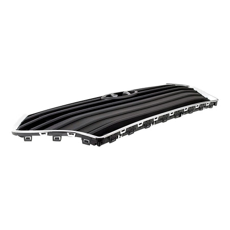 2018-2022 Hyundai Accent_Sedan Grille Chrome Frontame With Black Bars Use Without Auto-Brake – Side View (HY1200214)