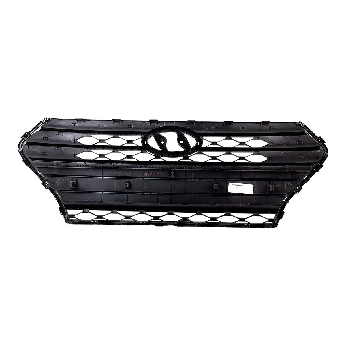 2018-2022 Hyundai Accent_Sedan Grille Chrome Frontame With Black Bars Use Without Auto-Brake – Back View (HY1200214)