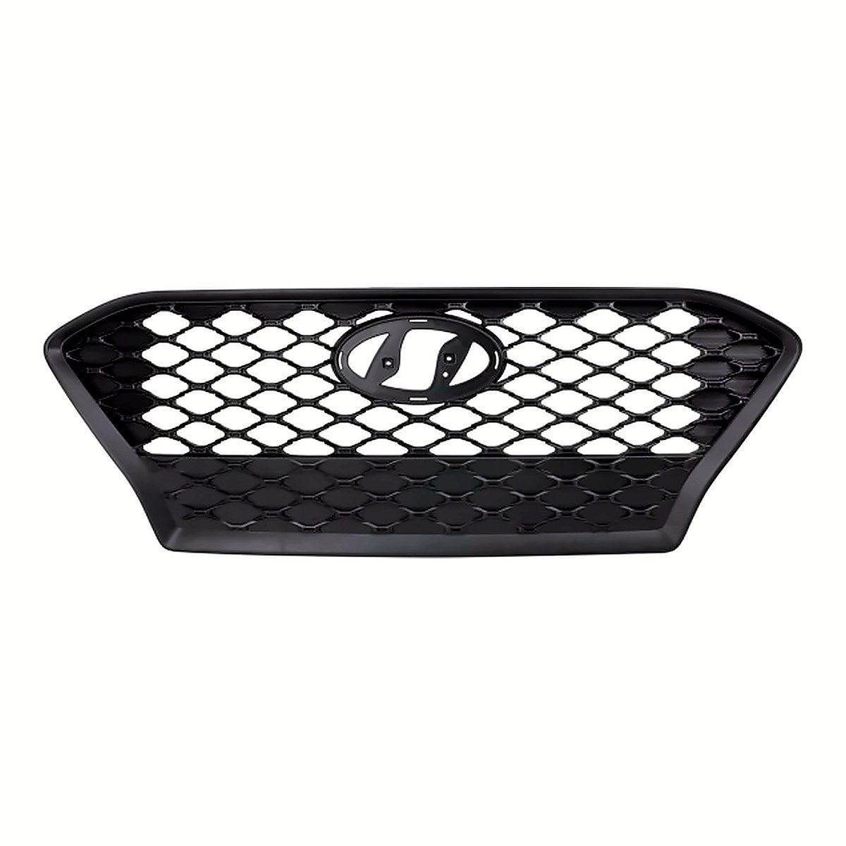 2018-2021 Hyundai Kona Grille All Matte Dark Gray – Front View (HY1200215)