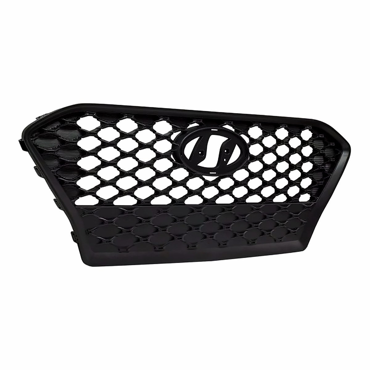 2018-2021 Hyundai Kona Grille All Matte Dark Gray – Side View (HY1200215)