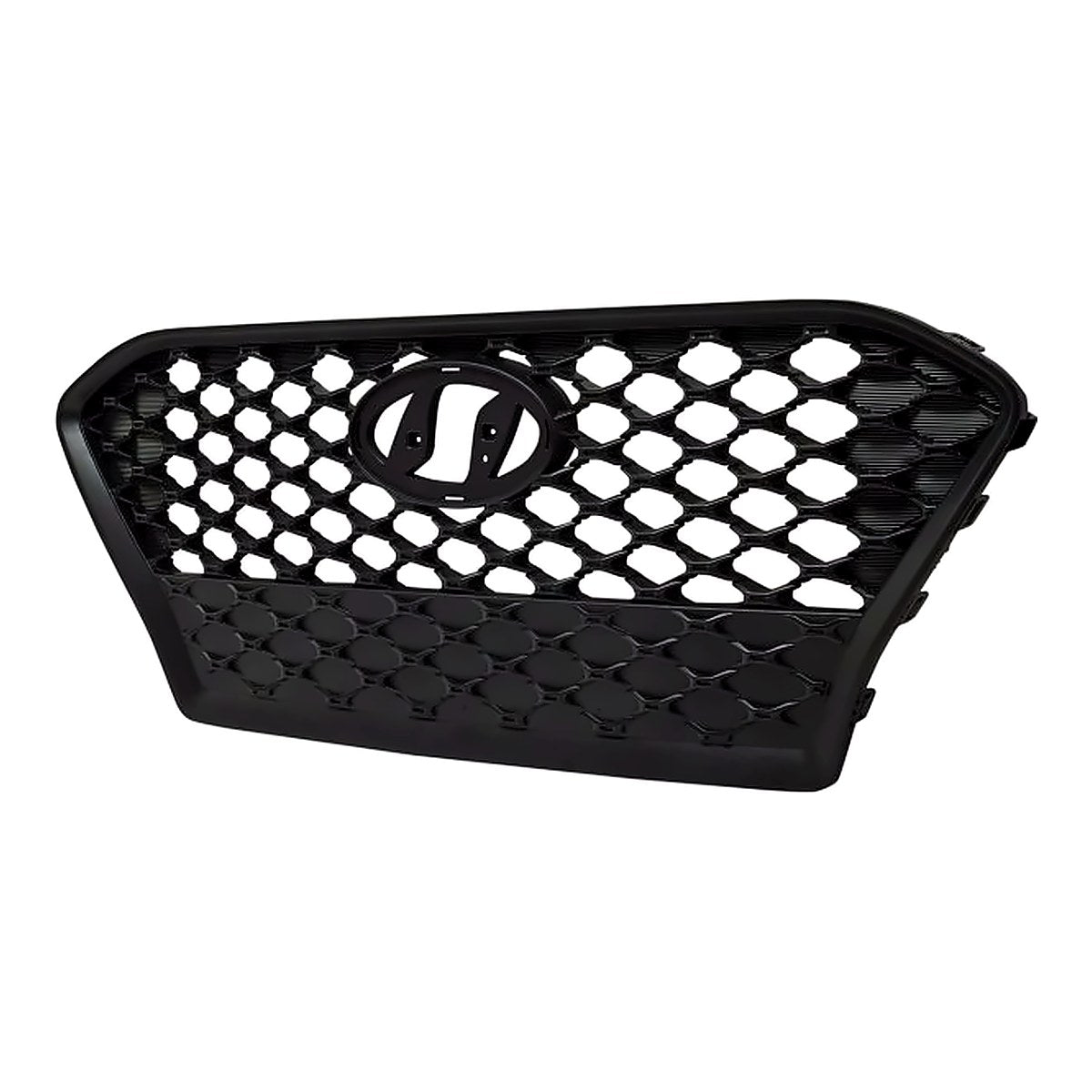 2018-2021 Hyundai Kona Grille All Matte Dark Gray – Side View (HY1200215)