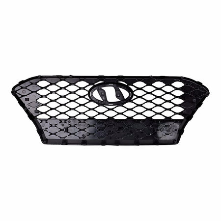 2018-2021 Hyundai Kona Grille All Matte Dark Gray – Back View (HY1200215)
