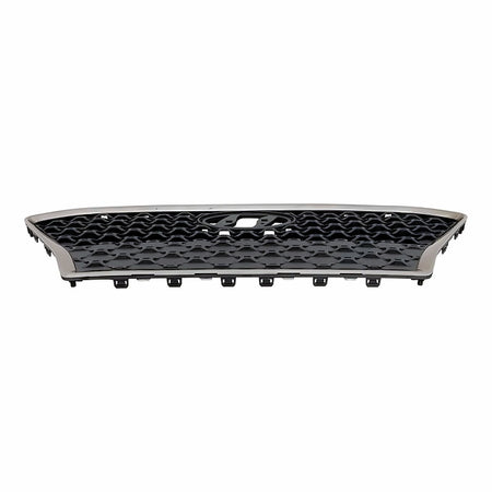 2018-2021 Hyundai Kona Grille Silver Gray With Smoke Chrome Frontame – Side View (HY1200219)