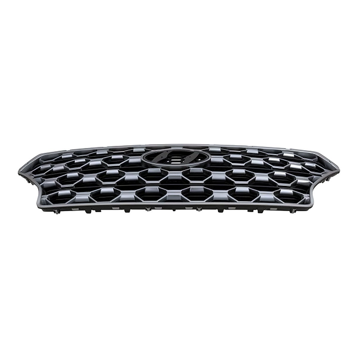 2019-2020 Hyundai Santa_Fe Grille Gray/Satin Chrome Without Camera Hole – Side View (HY1200220)
