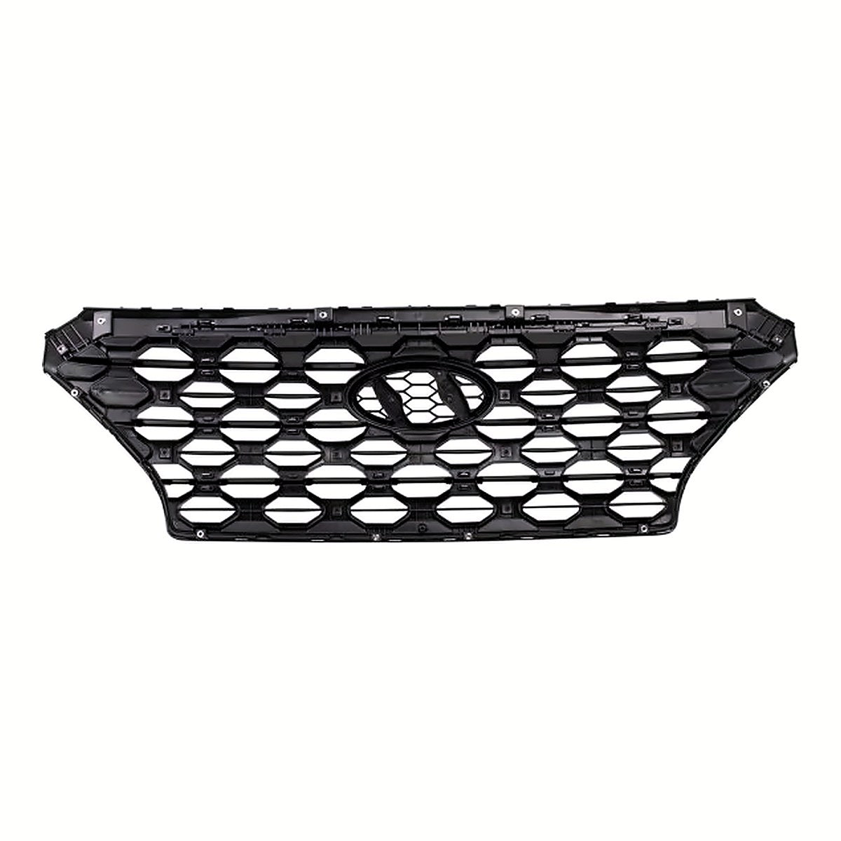 2019-2020 Hyundai Santa_Fe Grille Gray/Satin Chrome Without Camera Hole – Back View (HY1200220)